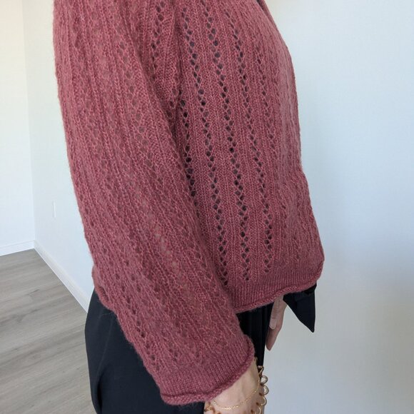 Ekyog Cardigan Raspberry Small - Picture 3 of 12